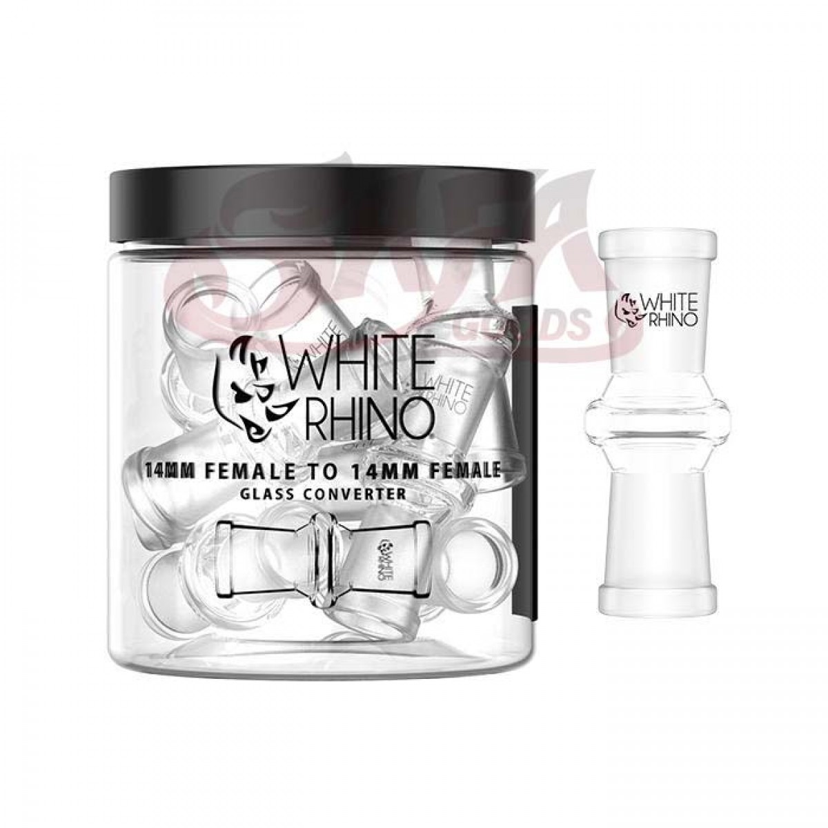 White Rhino Glass on Glass Converters 10ct Jars